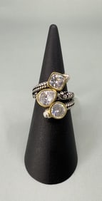 Bella Luce Sterling Silver CZ Ring
