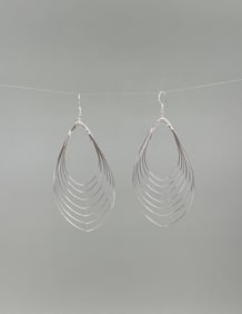 Sterling Silver Cascade Earrings
