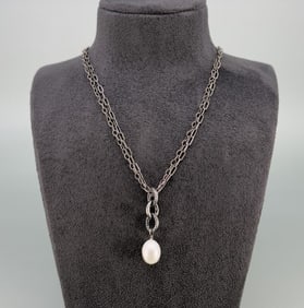 Silpada Sterling Silver Pearl Necklace