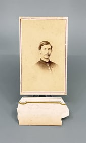 Named Civil War Soldier CDV Photo