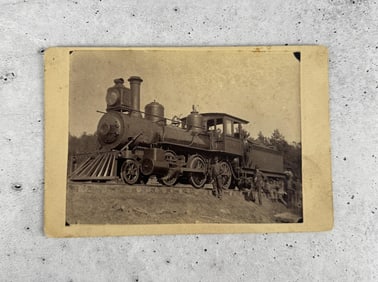 Identified Railroad Engine Cabinet Photo