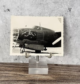 WW2 Bomber Airplane Plane Nose Art Photo