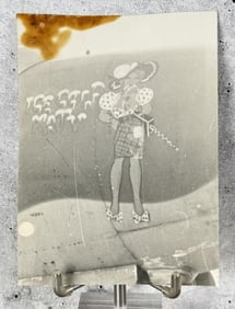 WW2 Bomber Airplane Plane Nose Art Photo