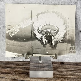 WW2 Bomber Airplane Plane Nose Art Photo