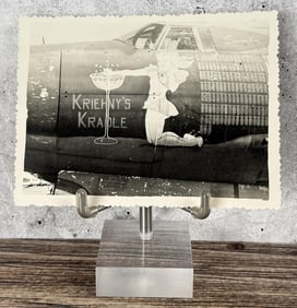 WW2 Bomber Airplane Plane Nose Art Photo