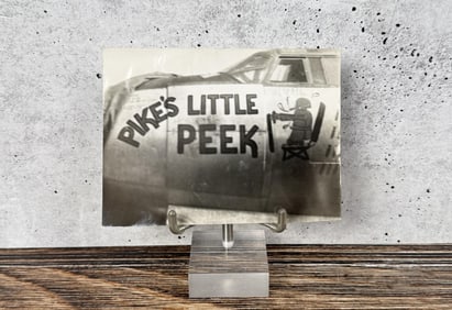 WW2 Bomber Airplane Plane Nose Art Photo