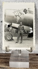 WW2 Bomber Airplane Plane Nose Art Photo