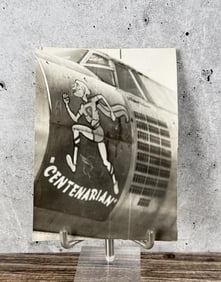 WW2 Bomber Airplane Plane Nose Art Photo
