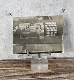 WW2 Bomber Airplane Plane Nose Art Photo