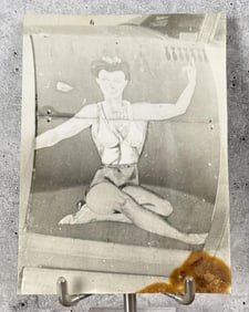 WW2 Bomber Airplane Plane Nose Art Photo