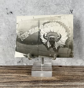 WW2 Bomber Airplane Plane Nose Art Photo