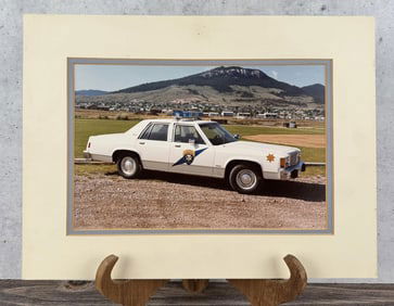 Montana Highway Patrol Car Photo