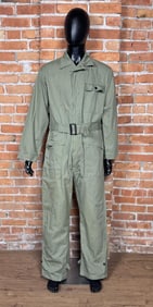 WW2 Star Button HBT Tanker Mechanic Coveralls
