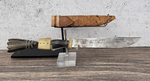 Chichicastenango Guatemala Steer Horn Cowboy Knife