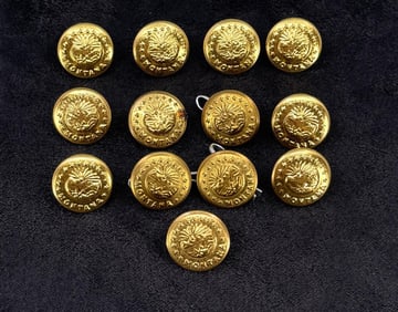 Montana Highway Patrol Uniform Buttons