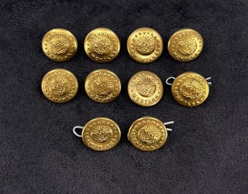 Montana Highway Patrol Uniform Buttons