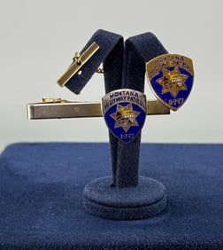 Montana Highway Patrol Tie Bar Tack Badge