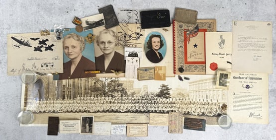 WW2 US Army Air Corps WAC Photos & Ephemera