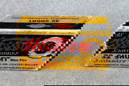 36 Rounds Western .32 Short Rifle Ammo Box