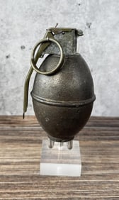 Inert Vietnam War Lemon Practice Grenade