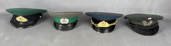 German and Soviet Union Officers Hats