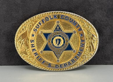 Suffolk Massachusetts Sheriff Belt Buckle