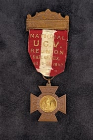 Dallas Texas United Confederate Veterans Medal