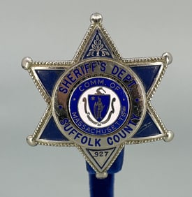 Suffolk Massachusetts Sheriff Police Badge