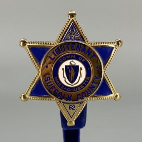 Suffolk Massachusetts Sheriff Police Badge