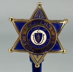 Suffolk Massachusetts Sheriff Police Badge