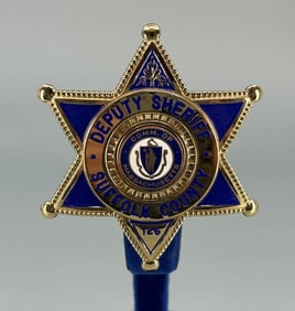 Suffolk Massachusetts Sheriff Police Badge