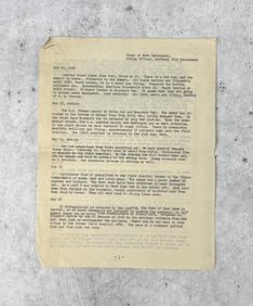 WW2 Diary of Paul Nobuo Tatsuguchi