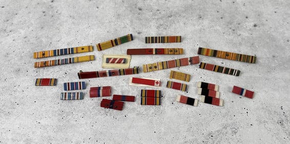 Collection of WW2 Korea Ribbon Bars