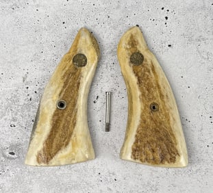 Smith & Wesson K Frame Elk Horn Pistol Grips