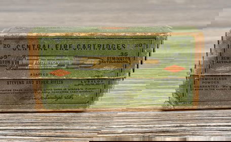 Western .35 Remington Lubaloy Rifle Ammo Box