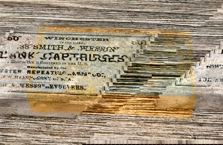 Winchester .38 Smith & Wesson Ammo Box