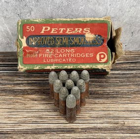 Peters Improved Smokeless .32 Long Ammo Box
