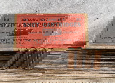 Peters .32 Long Rimfire Shot Shell Ammo Box