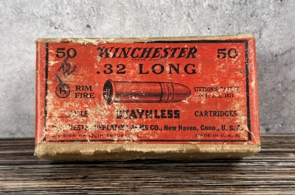 Winchester .32 Long Ammo Box