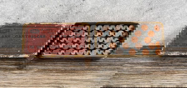 UMC .38 Cal Rimfire Blank Cartridges Ammo Box