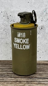 Vietnam War Yellow M18 Smoke Grenade