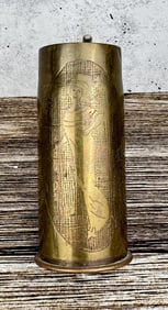 WWI WW1 Trench Art 37mm Shell