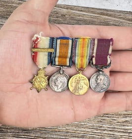 WWI WW1 British Mini Medal Bar