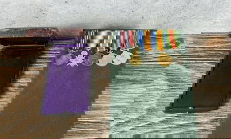 WWI WW1 British Mini Medal Bar