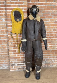 Named WW2 8th Airforce Bomber Pilot Jacket Set