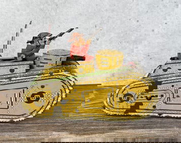 Marx Doughboy Tin Toy Tank