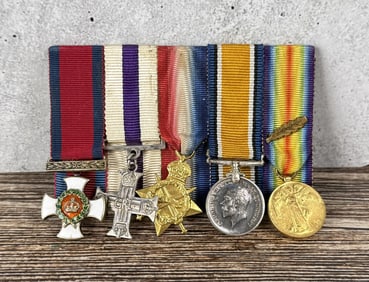 WWI WW1 British Mini Medal Bar