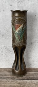 WWI WW1 75mm French Trench Art Shell