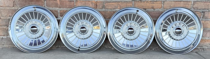1957 Ford Fairlane 500 Hubcaps
