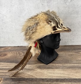 Custom Made Montana Badger Fur Trapper Hat